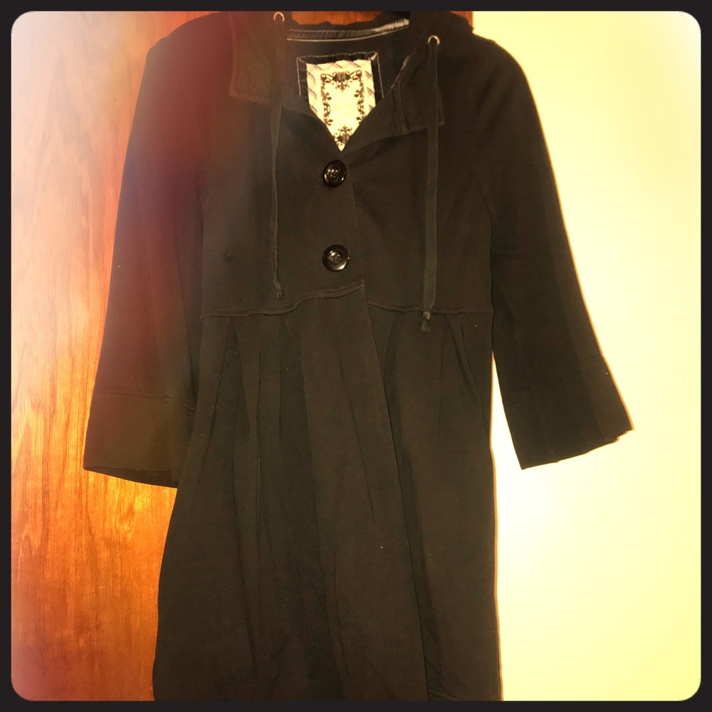 Dark Two-Buttoned Old Navy Jacket/ Coat 🧥 🖤